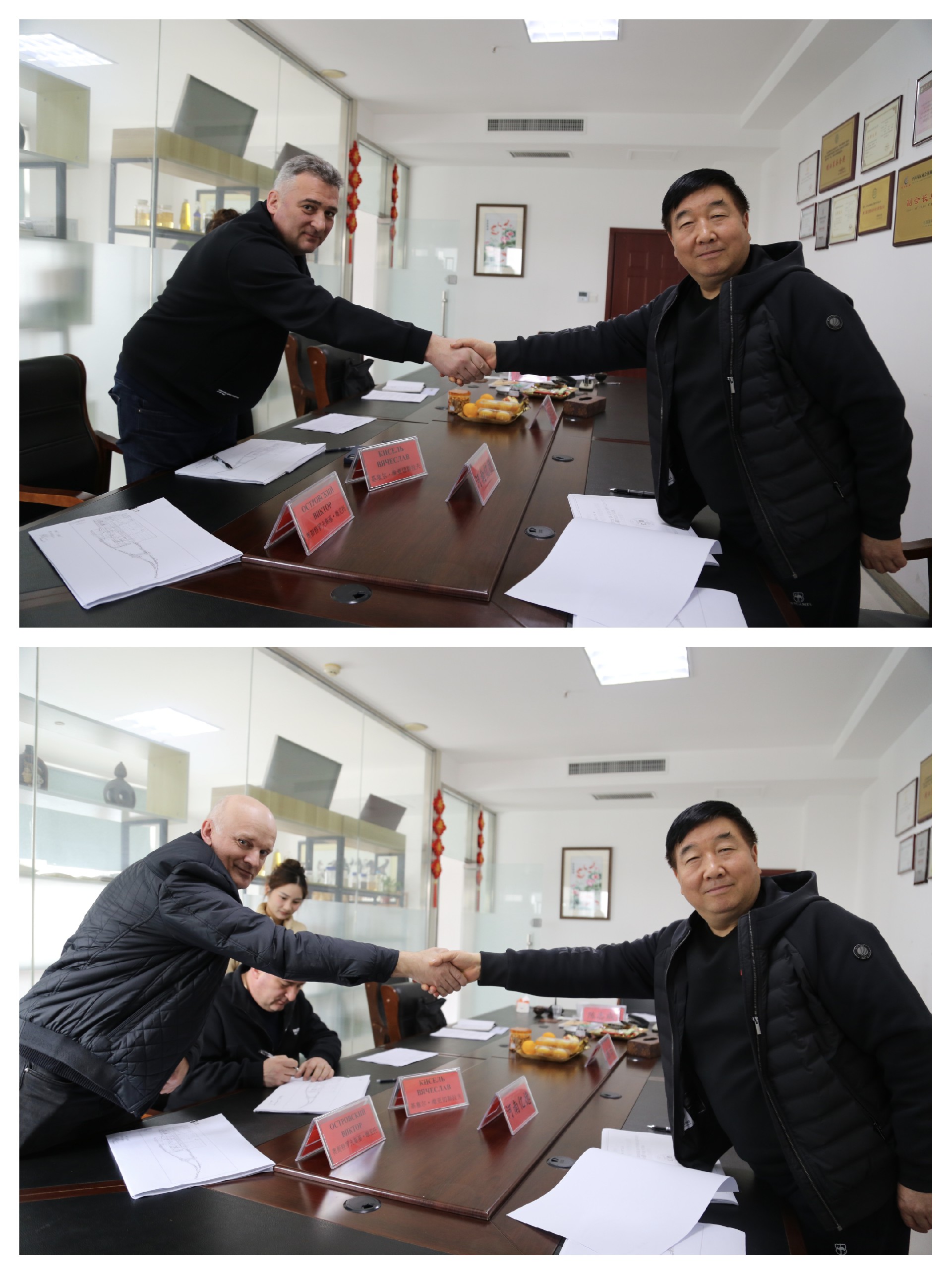 河南亿德集团与哈萨克斯坦客户达成一致签订合同